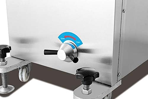 KWS MS-14A 2550W Floor Model 110V Commercial Automatic Electric Meat Slicer with Stainless Steel Blade, Frozen Meat, Food