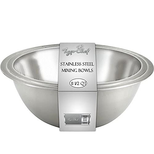 Tiger Chef Heavy Duty Mixing Bowl 1 1/2 Quart All-purpose Mixing Bowls for Home and Commercial Use - Best Prep Bowls for