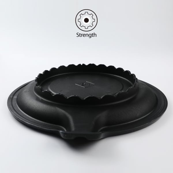 Stovetop Korean BBQ Grill Pan, 13.4 inch, Cast Aluminum, for indoor outdoor