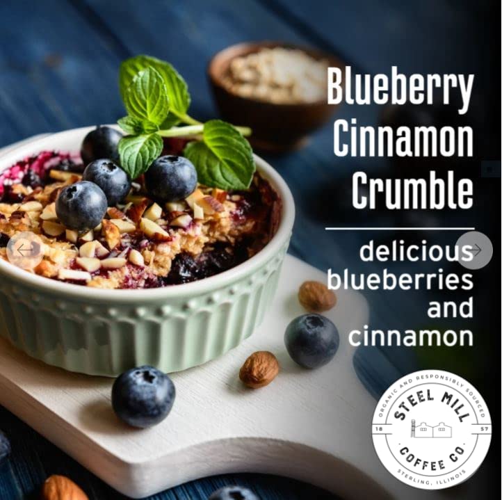 Steel Mill Coffee Co. Blueberry Crumble Medium Roast Ground, 12 oz Bag