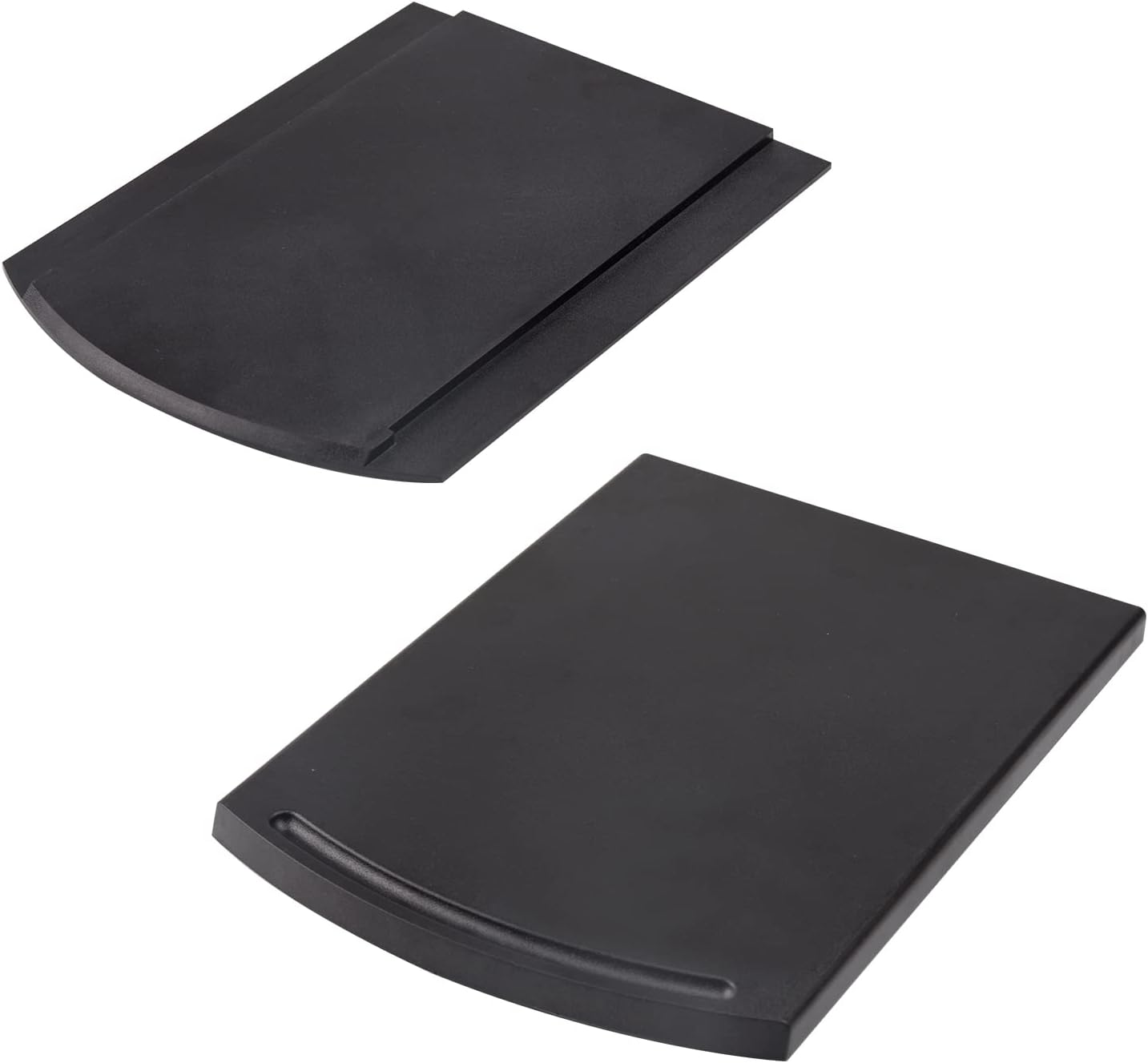 Bruvoalon Kitchen Appliance Sliding Tray, Slider for Coffee Pot, Coffee Maker, Toaster, KitchenAid Mixer, Blenders and Air Fryer, Coutertop with Rolling Wheels (2 Pack)