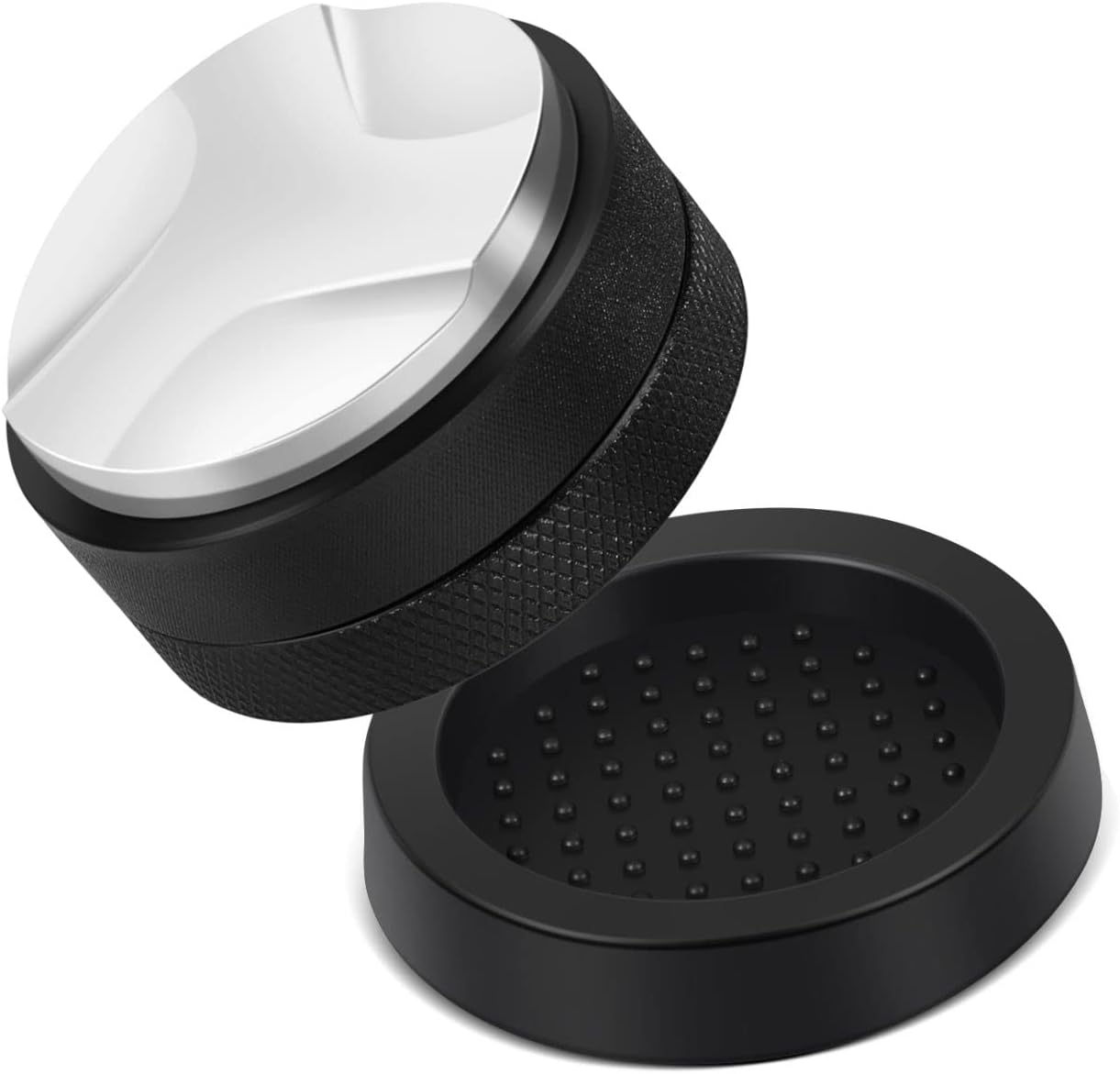 Flexzion Espresso Distribution Tool 58mm Coffee Leveler, Adjustable Depth and Universally Compatible