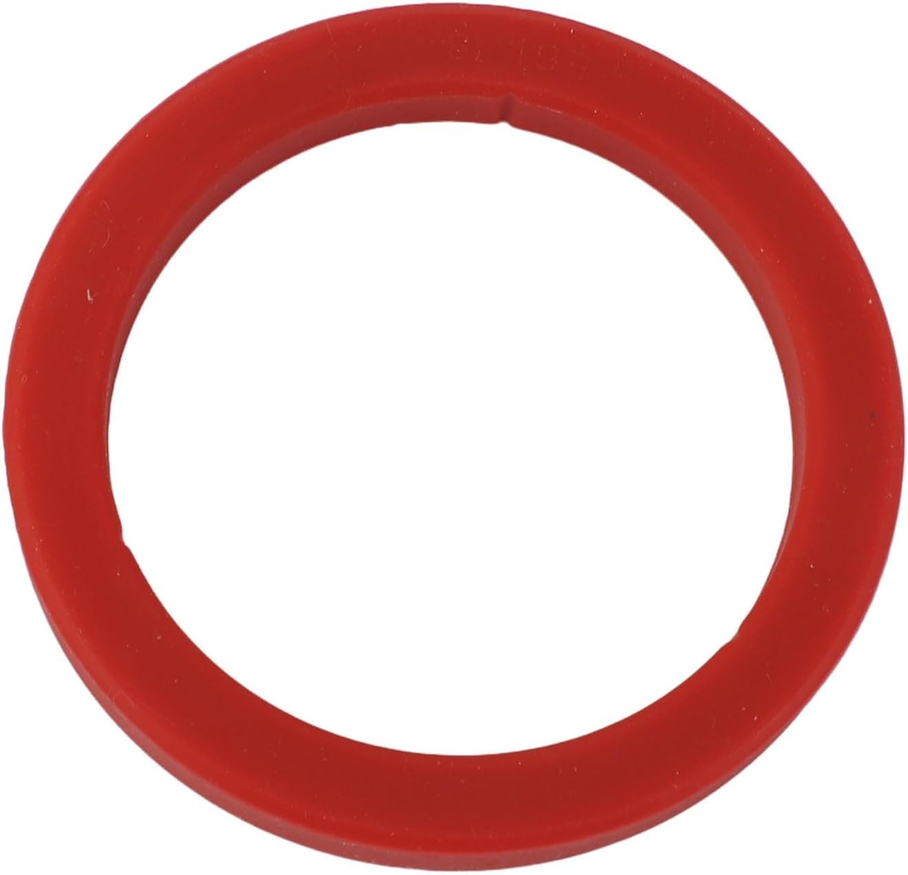 2PCS Silicone Group Gasket for E61, 8mm Brew Head Group Gasket Replacement Espresso Machine for Gaggia 2.9 * 2.2 * 0.3in (Red)