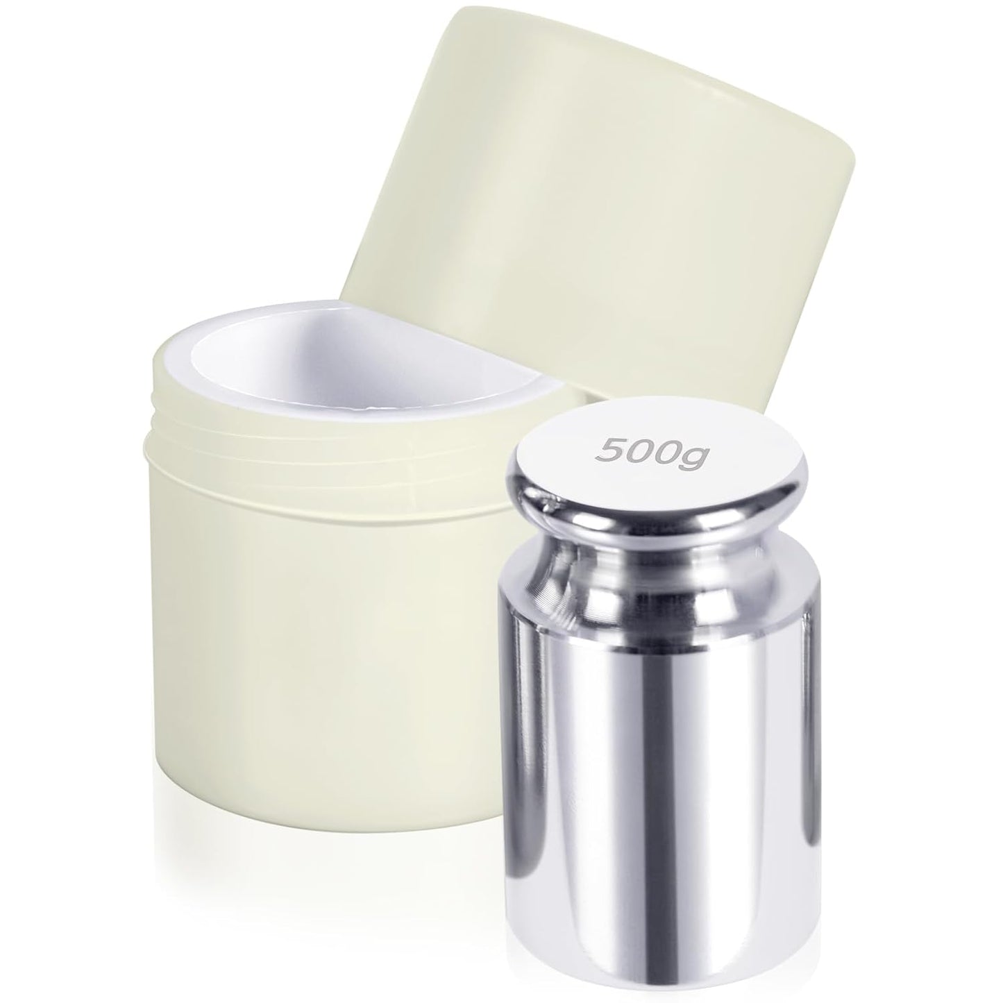 QP 500g Calibration Weights, OIML M1 High Precision Gram Weights, Stainless Steel Scale Calibration Weight for Digital Scale, Weight Scale, balance Scale, Chrome Finish Scale Weights with Storage Case