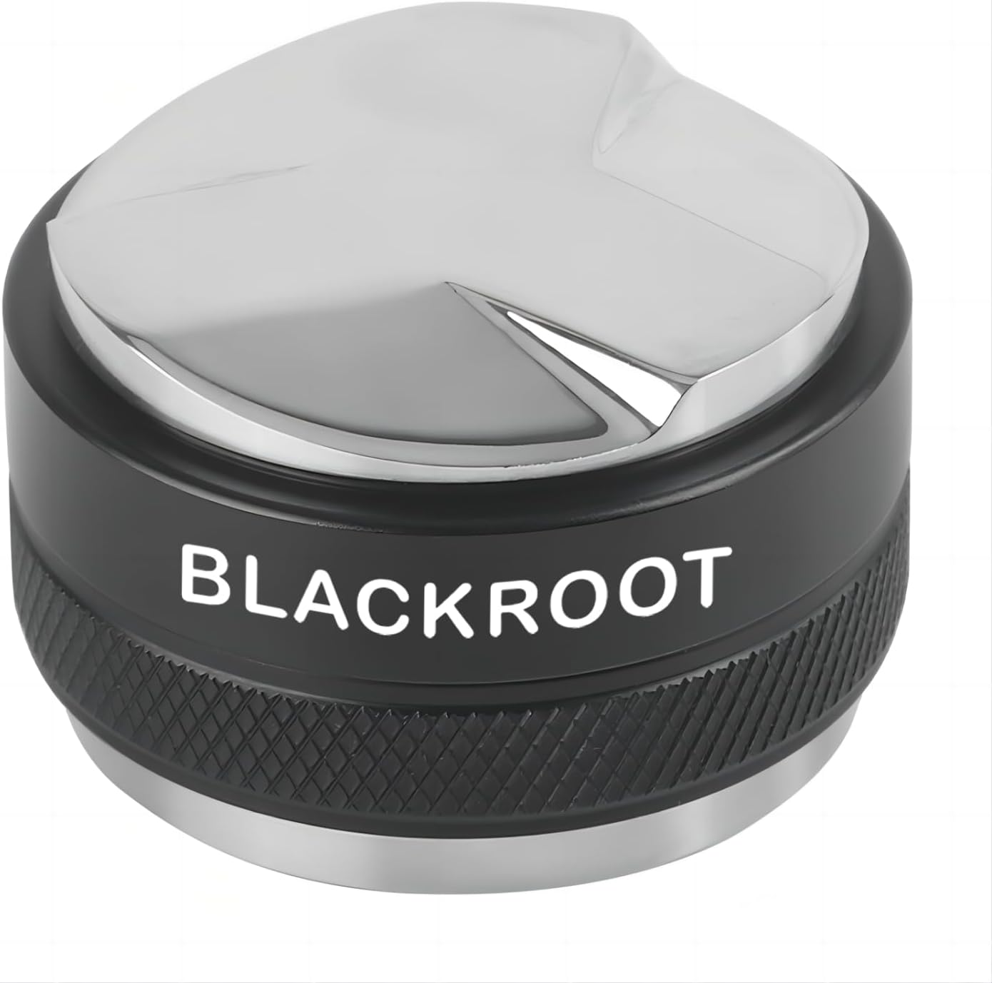BLACKROOT 53mm Precision Coffee Distributor and Tamper,Dual Head Leveler Tool with Adjustable Depth