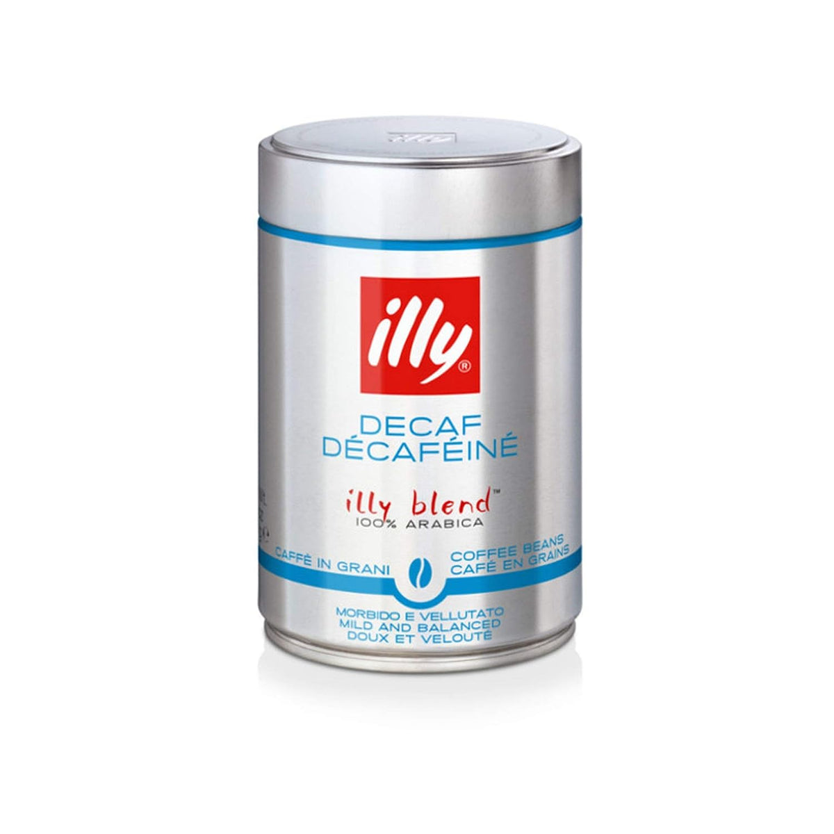 illy Decaf Whole Bean Coffee, Classico Medium Roast, 8.8oz, 12 Pack | 100% Arabica, Premium Italian Coffee, Ideal for Espresso, Drip, Moka and French Press Brewing