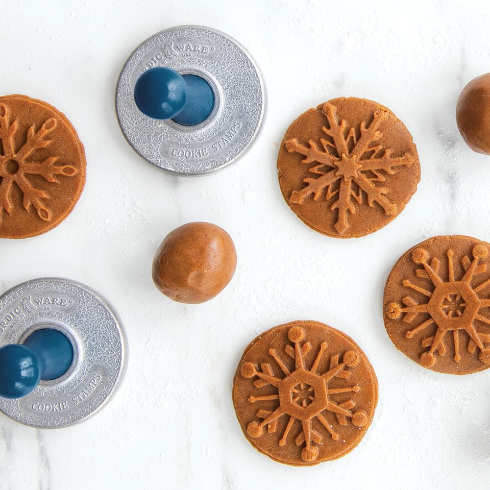 Nordic Ware Snowflake Cookie Stamps (Set of 3)
