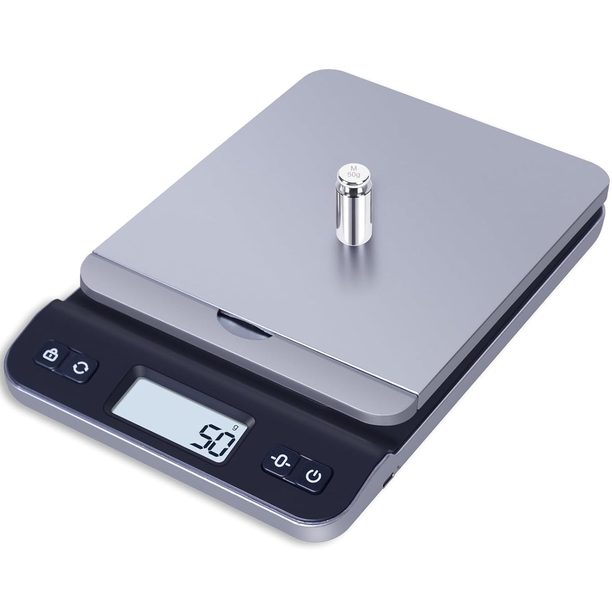 QP Calibration Weights, 50 Gram Scale Weights, OIML Class M1 High Precision Stainless Steel Scale Balance Weights with