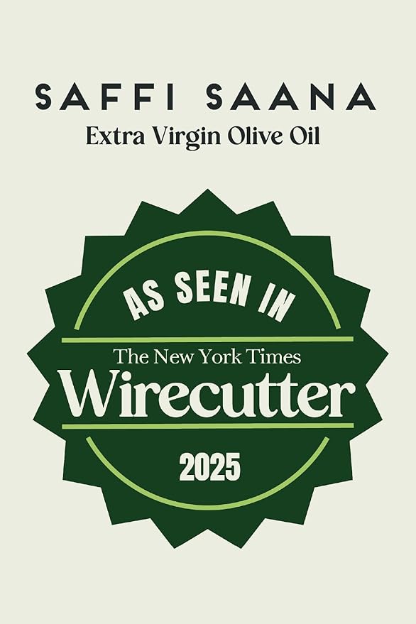 SAFFI SAANA 3L Frantoio Extra Virgin Olive Oil – Used by 30+ MICHELIN Star Restaurants - First Cold Pressed, Single-Origin, La Estrella, Chile – High Polyphenols – Sustainable Bag-in-Box Bulk Packaging, Gluten Free
