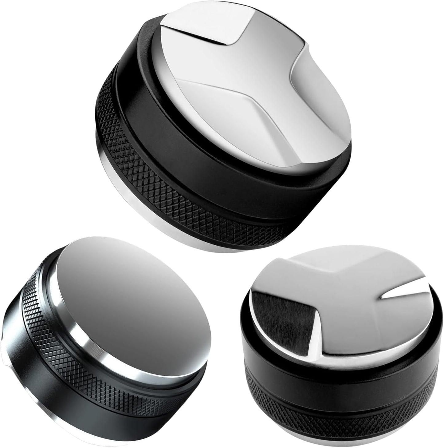 58mm Coffee Tamper and Distributor, Dual Head Coffee Leveler Fits for 58mm Portafilter, Adjustable D