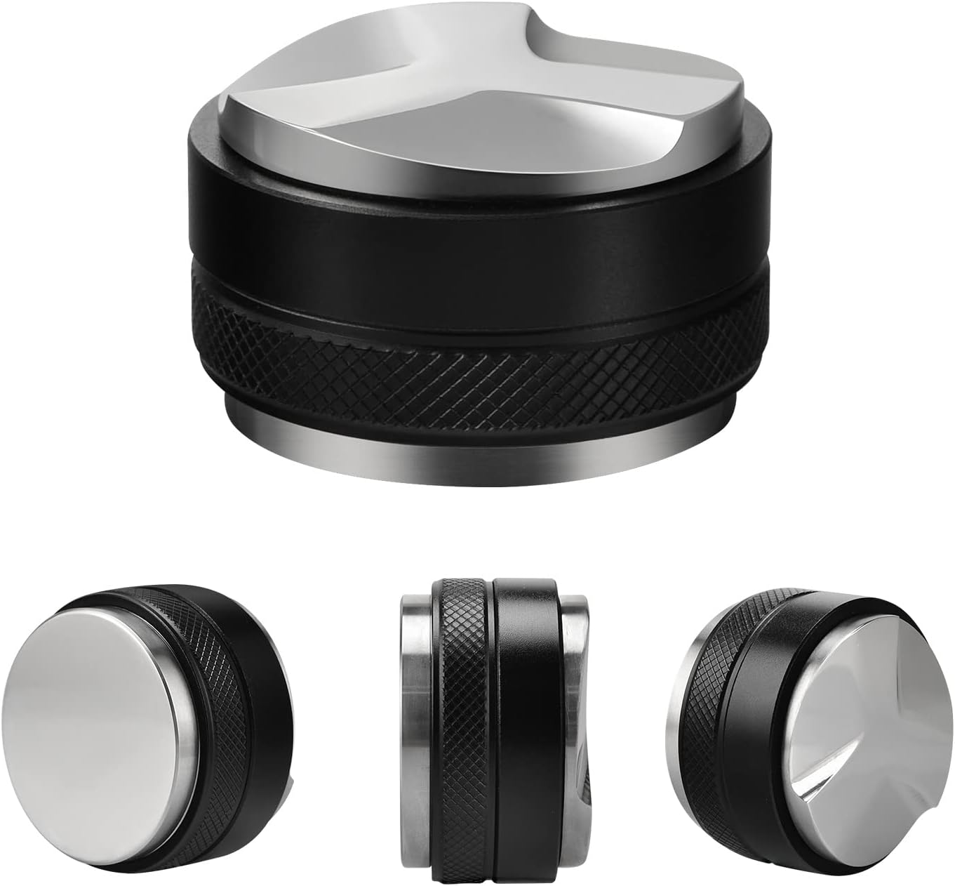 53mm Espresso Distributor & Tamper, Coffee Distributor Adjustable Height, Coffee Leveler Fits with T