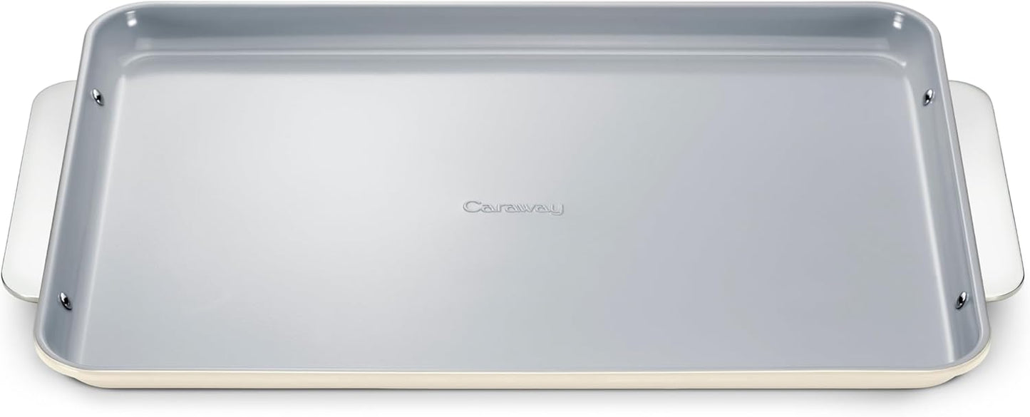 Caraway Non-Stick Ceramic Baking Sheet - Naturally Slick Ceramic Coating - Non-Toxic, PTFE & PFOA Fr