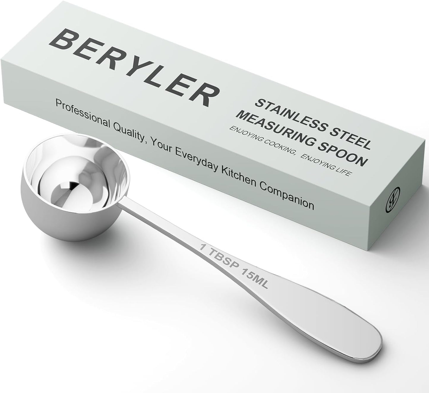 1PCS 1tbsp(3tsp, 15 ml) Single Measuring Spoon, Stainless Steel Individual Teaspoon, Metal Measure S