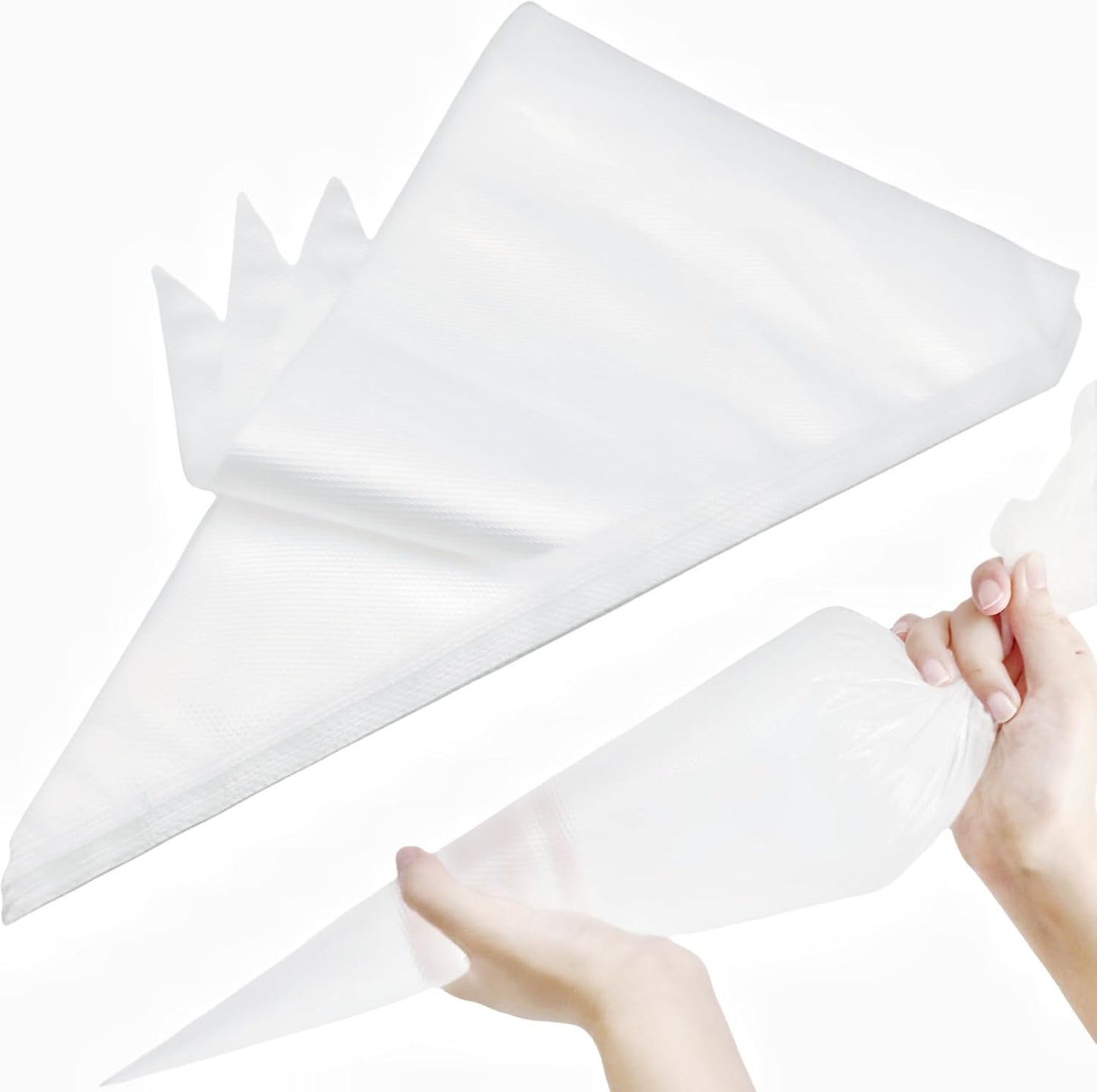 21 Inch Extra Large Piping Bags,100 Pack Disposable Pastry Bags,Thick Anti-Burst Icing Piping Pastry