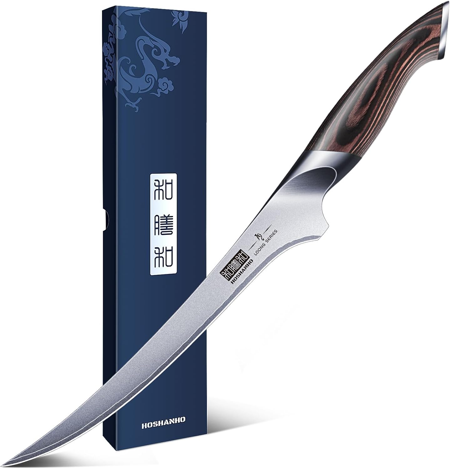 Fillet Knife 9 Inch, Super Sharp Boning Knife in High Carbon Stainless Steel, Professional Japanese