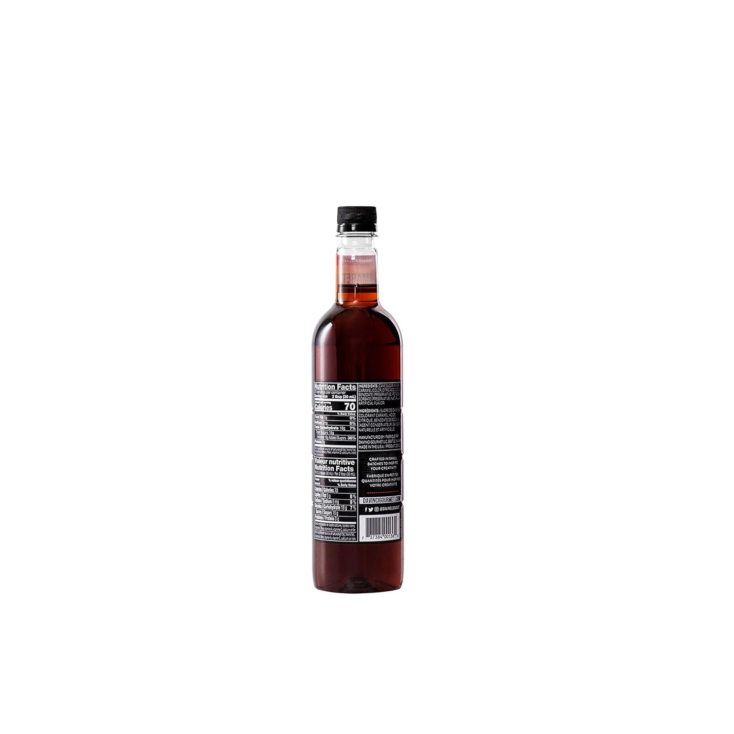 DaVinci Gourmet Classic Amaretto Syrup, 25.4 Fluid Ounces (Pack of 1)