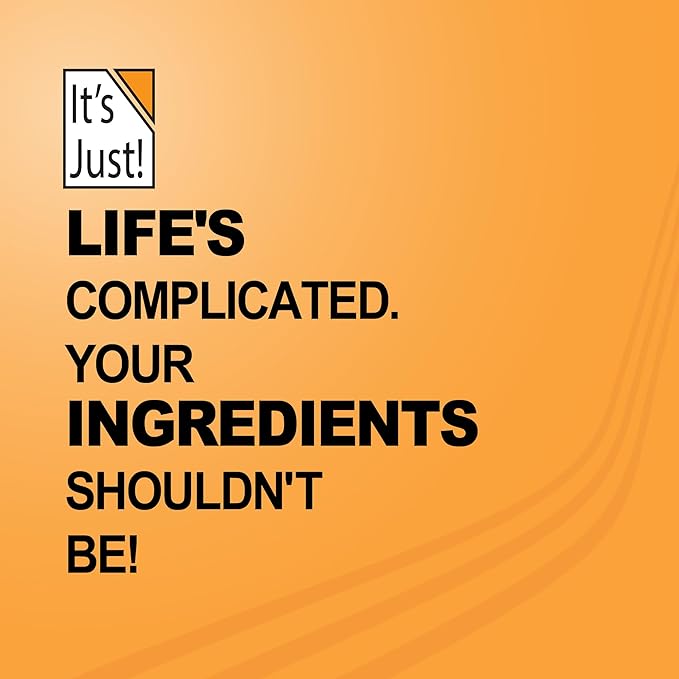 It's Just - Vital Wheat Gluten, 1.25lb, High Protein Wheat Flour, Vegan Friendly Seitan, Low Carb Bread, 20oz