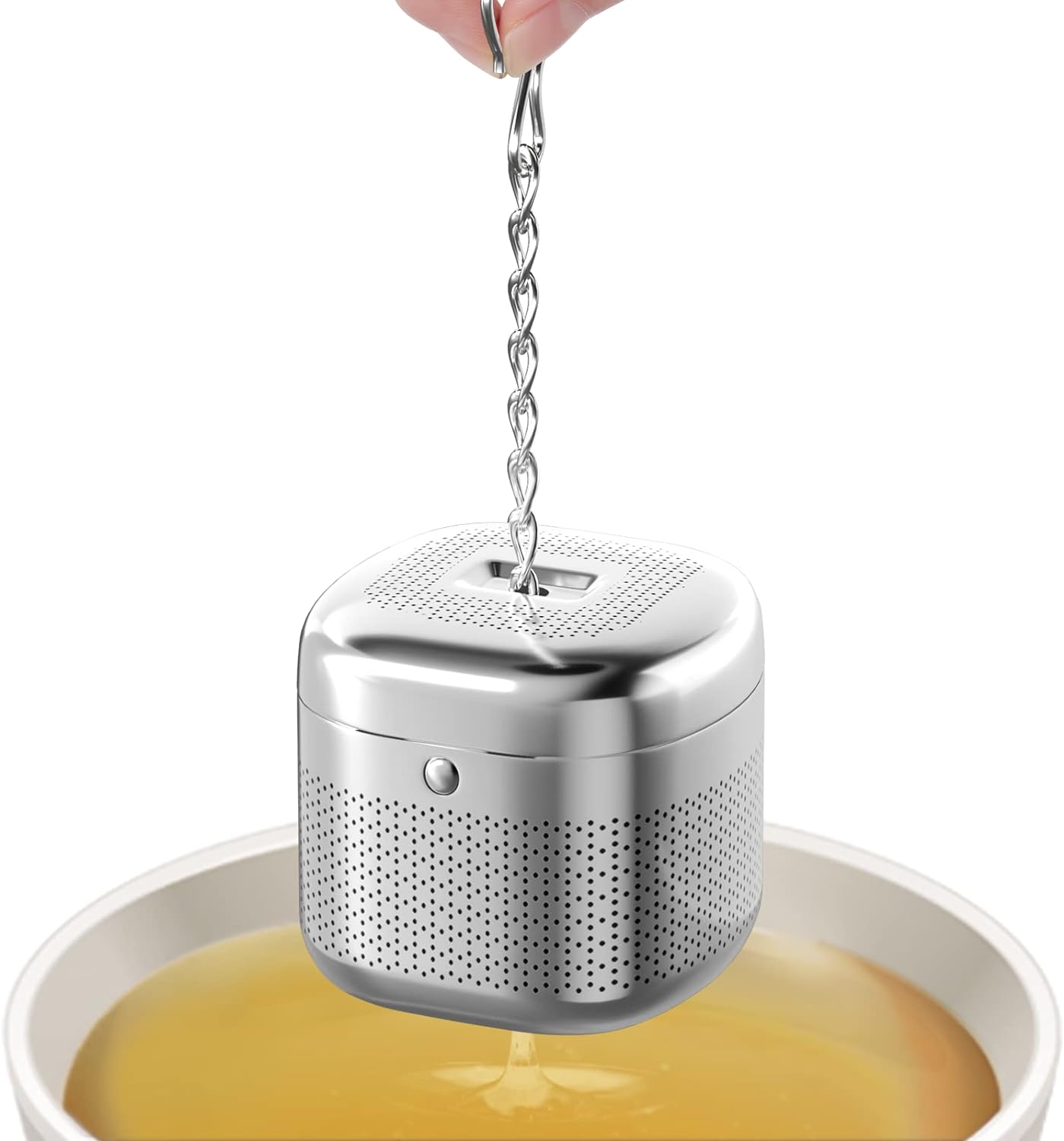 Reinmoson Tea Balls for Loose Tea, 304 Stainless Steel Extra Fine Mesh Tea Infusers for Loose Tea, R