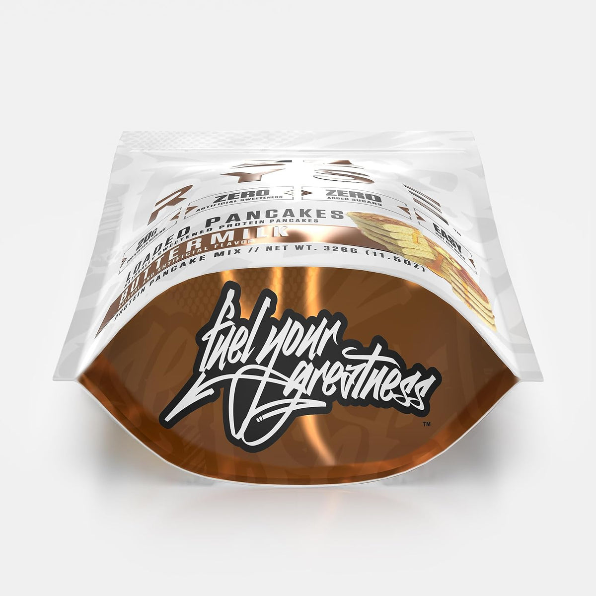RYSE Loaded Protein Pancake & Waffle Mix - Buttermilk - Naturally Sweetened Breakfast with 21g Protein
