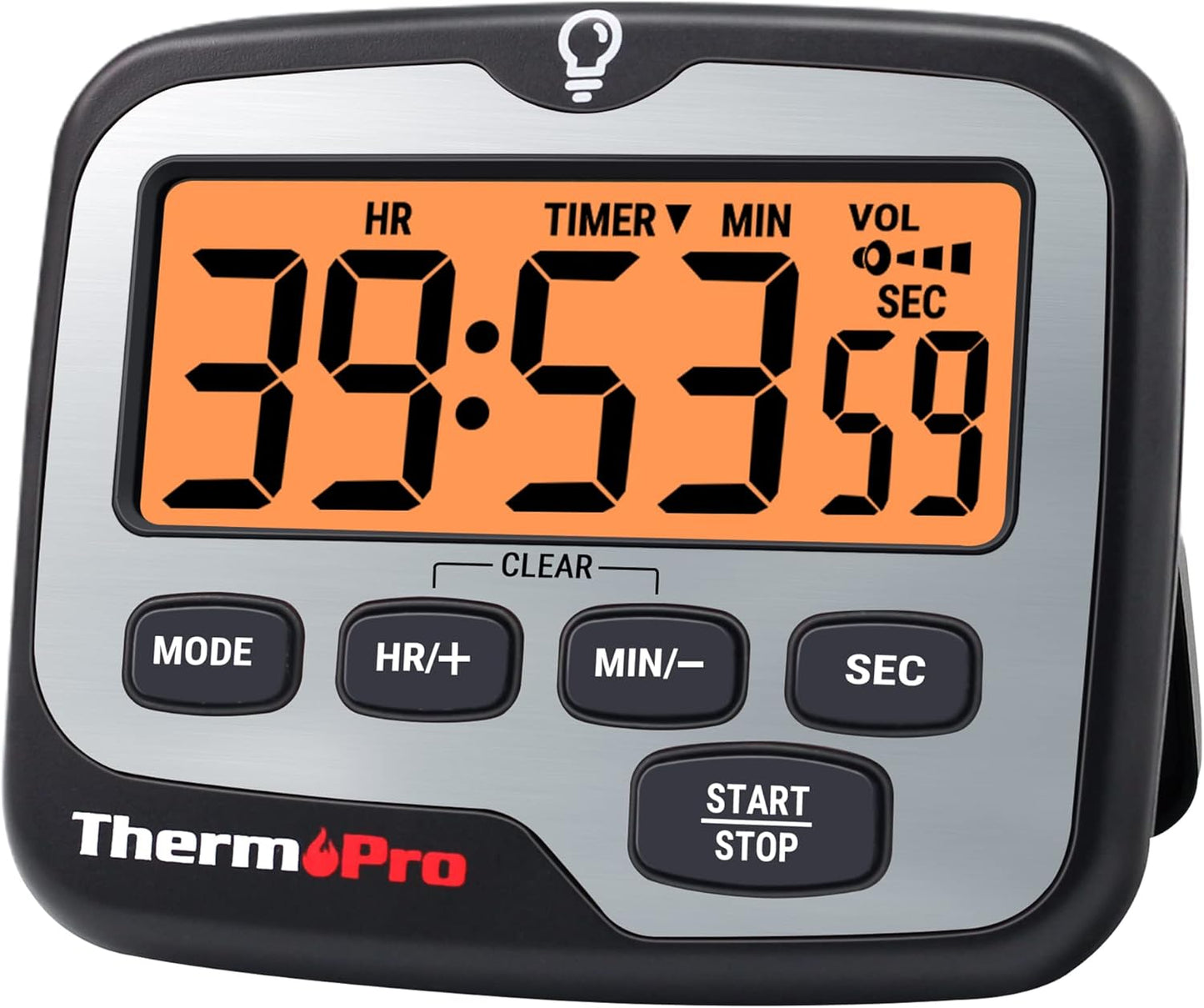 ThermoPro TM01 Kitchen Timers for Cooking with Count Up Countdown Timer, Digital Timer for Kids Stud