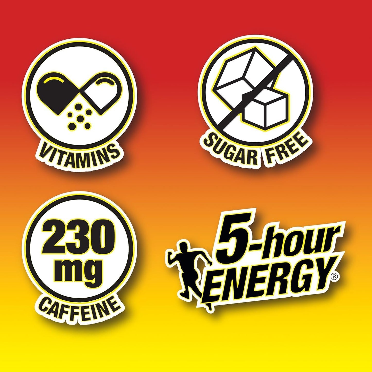 5-hour ENERGY GLOW MOTION Flavor, 30 Count, Extra Strength Energy Shot | 1.93 Fl Oz, Amino Acids, B Vitamins, Sugar Free and Zero Calories