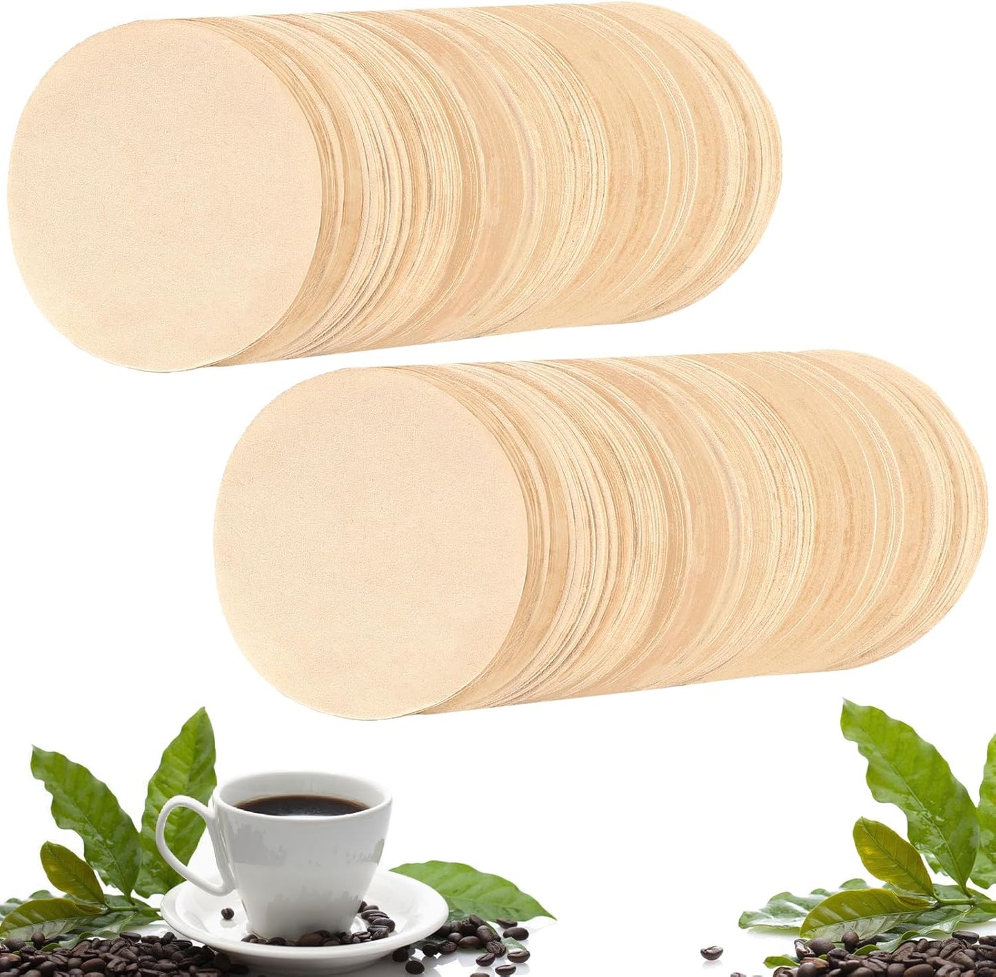 800 Count Espresso Coffee Filters, 58 mm Unbleached Round Coffee Paper Filter for Espresso Machine,