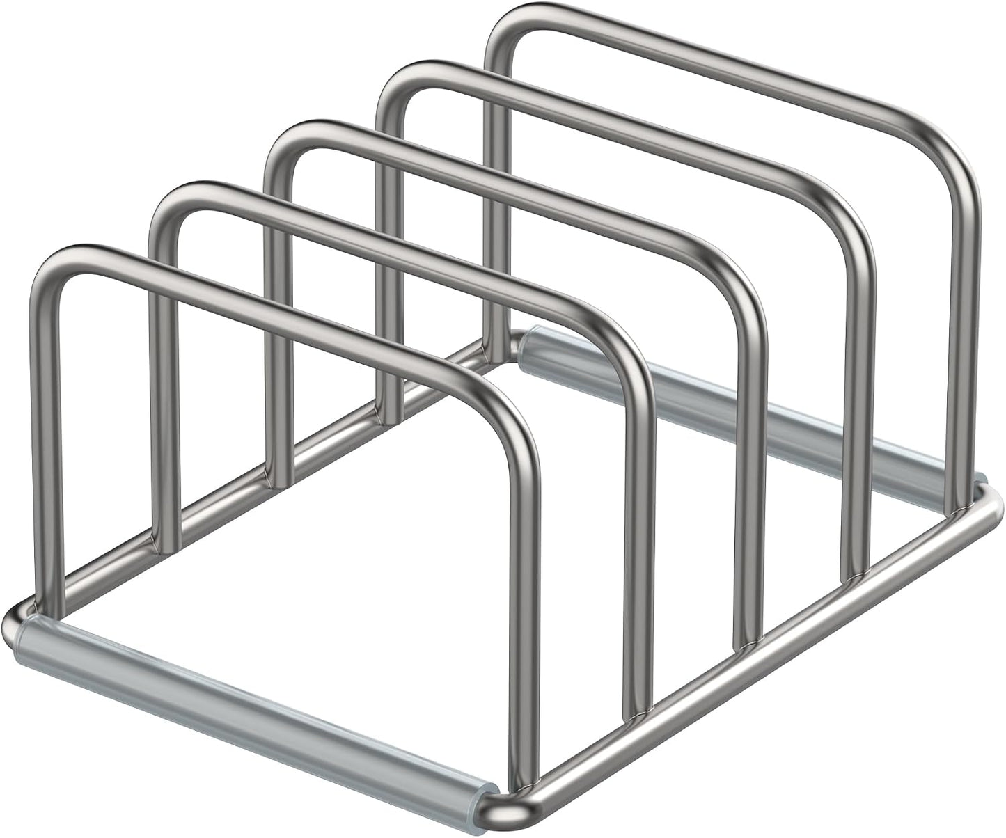 KORRTFID Cutting Board Organizer Stand Holder,304 Stainless Steel Chopping Board Holder,Pot Pan Lid Holder Rack kitchen Shelf Bakeware,Cookie Sheets Organizer (1.0 Inch Width Slots)