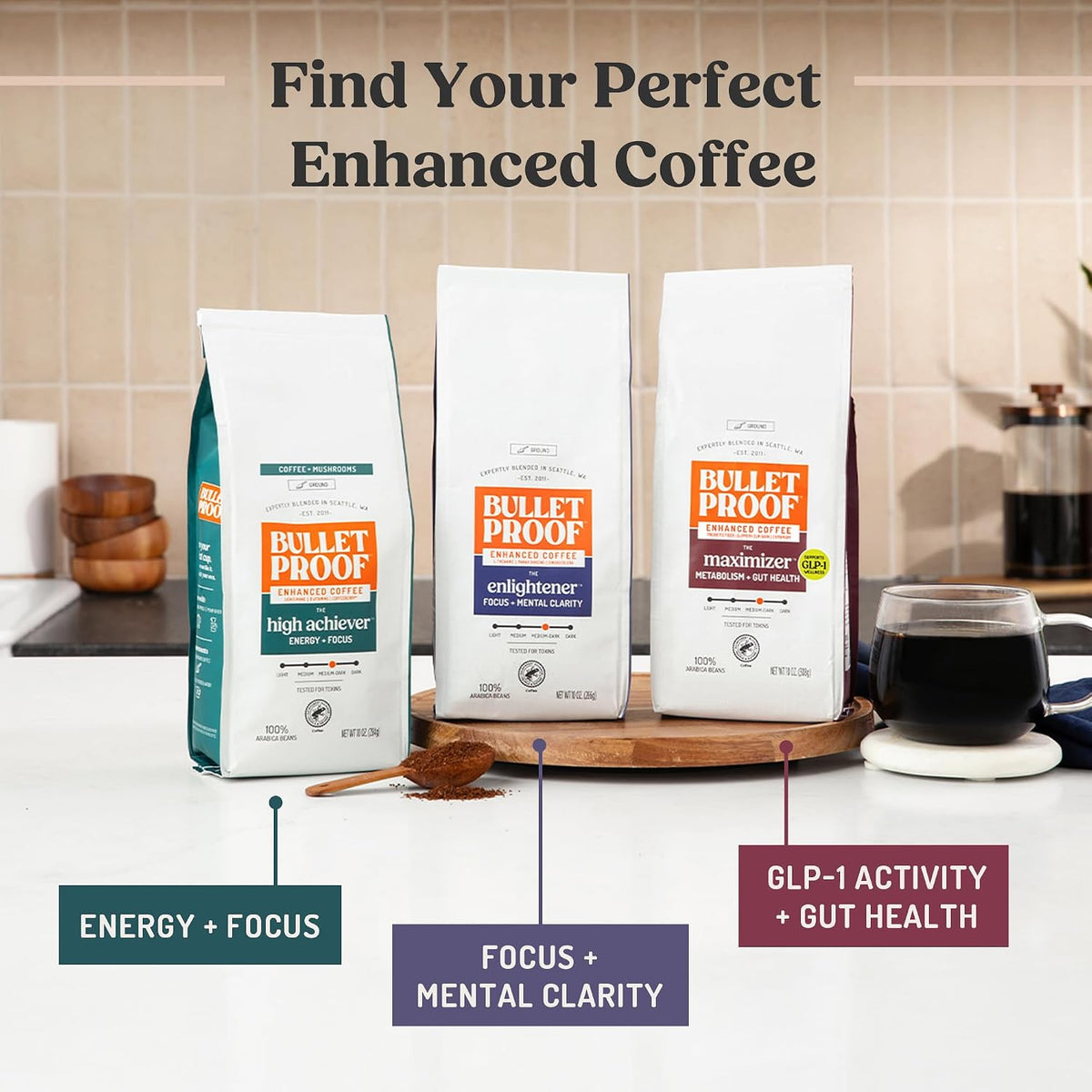 Bulletproof The Maximizer Ground Functional Coffee, 10 OZ