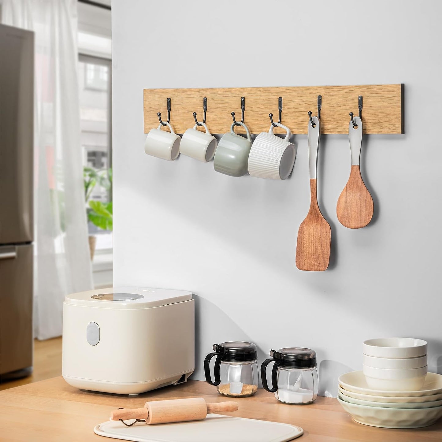 10 Pack Wall Hooks, Metal Hooks Wall Mount, Hold up to 45 Lbs