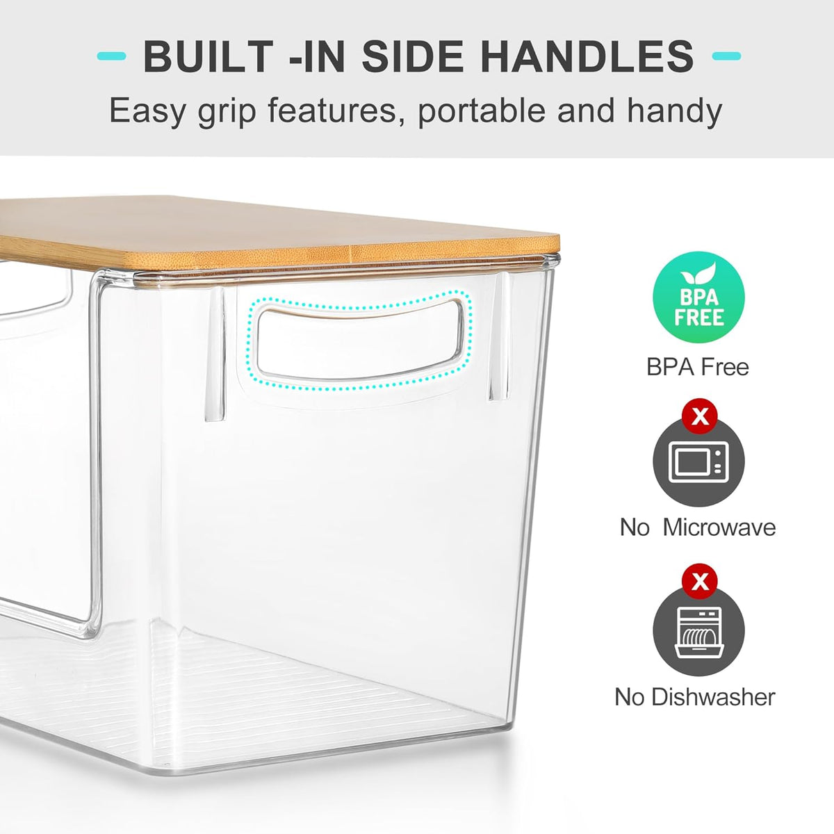 Pantry Organizers Storage, 2 Pack Onion and Potato Storage Bins Large Capacity Kitchen Counter Bins for Garlic, Fruit, Vegetable, Can Storage Countertop Organizer (12" x 7" x7")