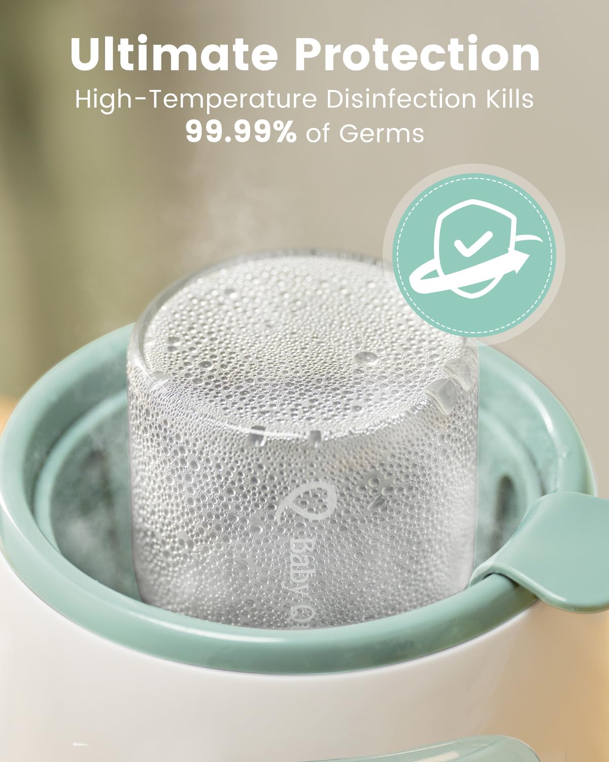 Grownsy 8-in-1 OG Fast Bottle Warmer with Timer, Green