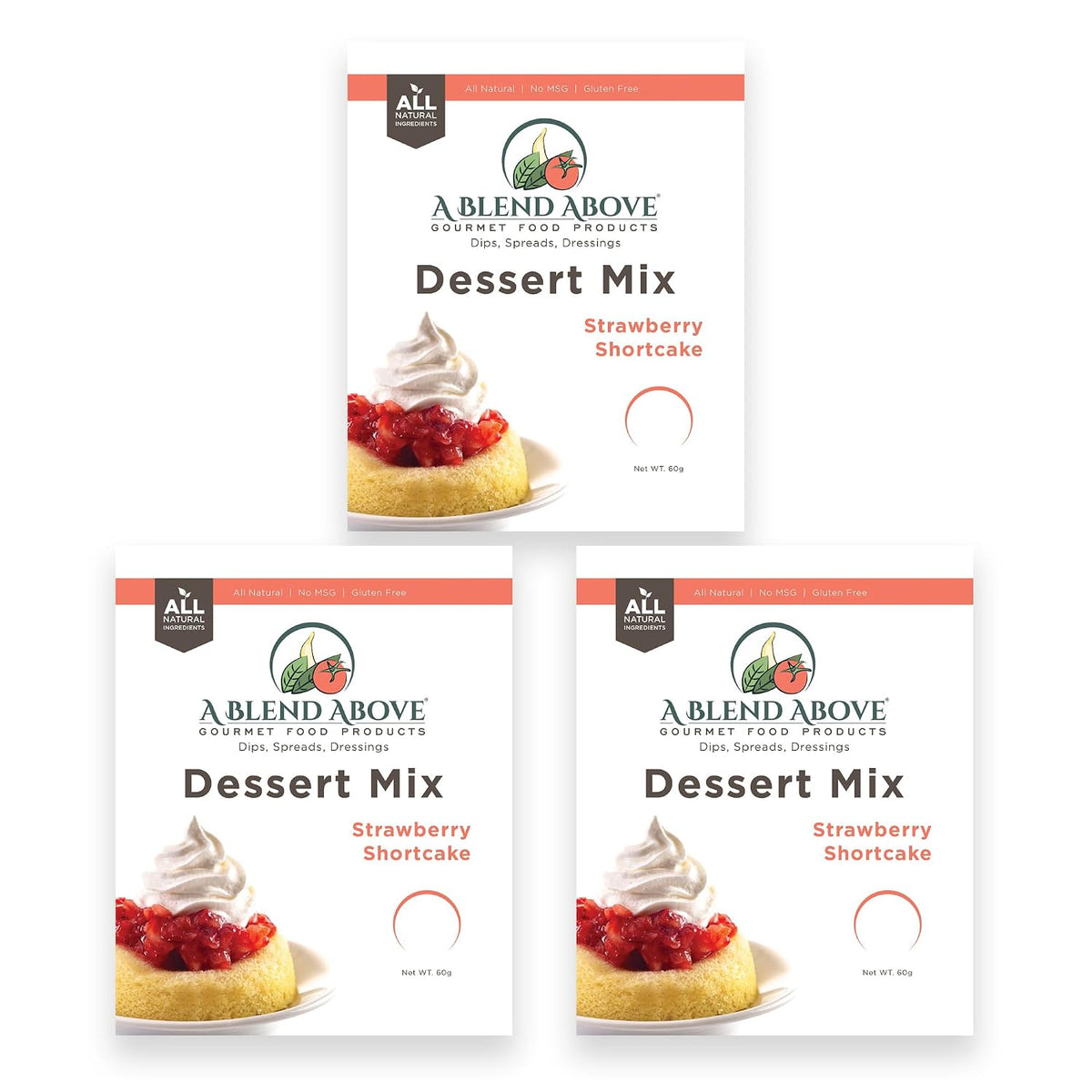 A Blend Above Strawberry Shortcake No-Bake Dessert Mix