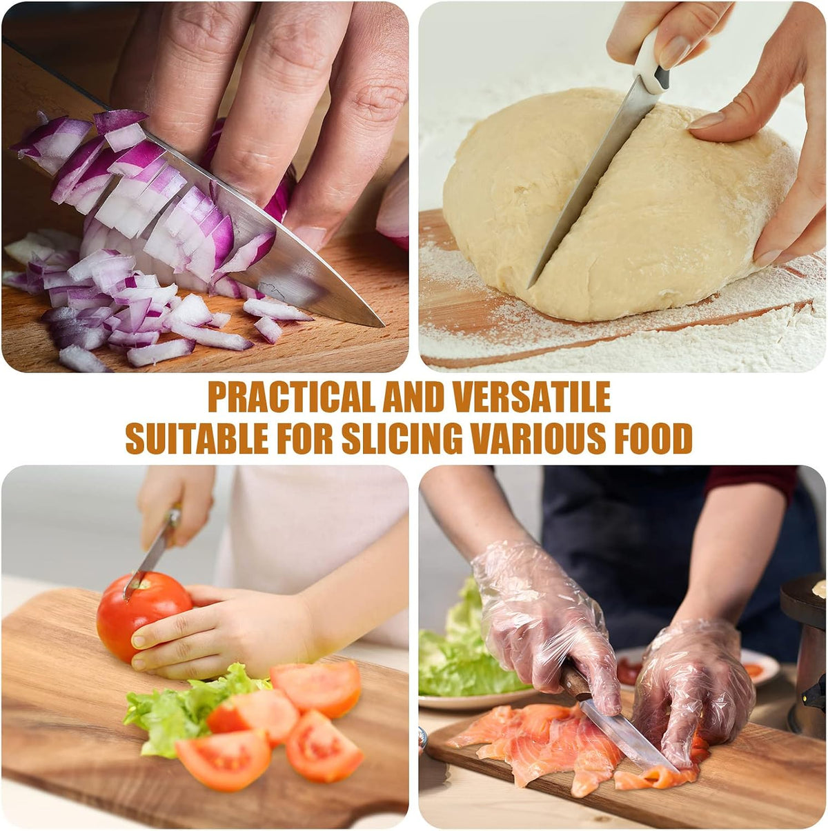 Patelai 12 Packs Acacia Wooden Cutting Board Set with Handles Large 15 x 7 Inch Kitchen Serving Plain Chopping Board Bulk Gifts for Christmas Vegetables Meat Pizza Cheese Fruit Bread