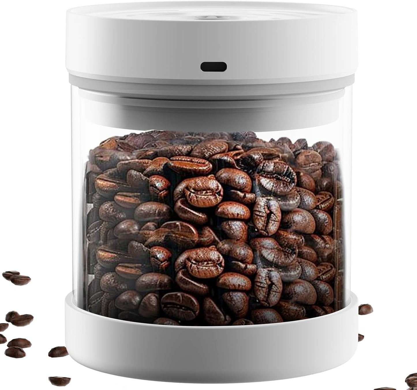 Auto Vacuum Coffee Container, 700ML/10oz Airtight Food Storage Containers, Coffee Bean Storage Canis