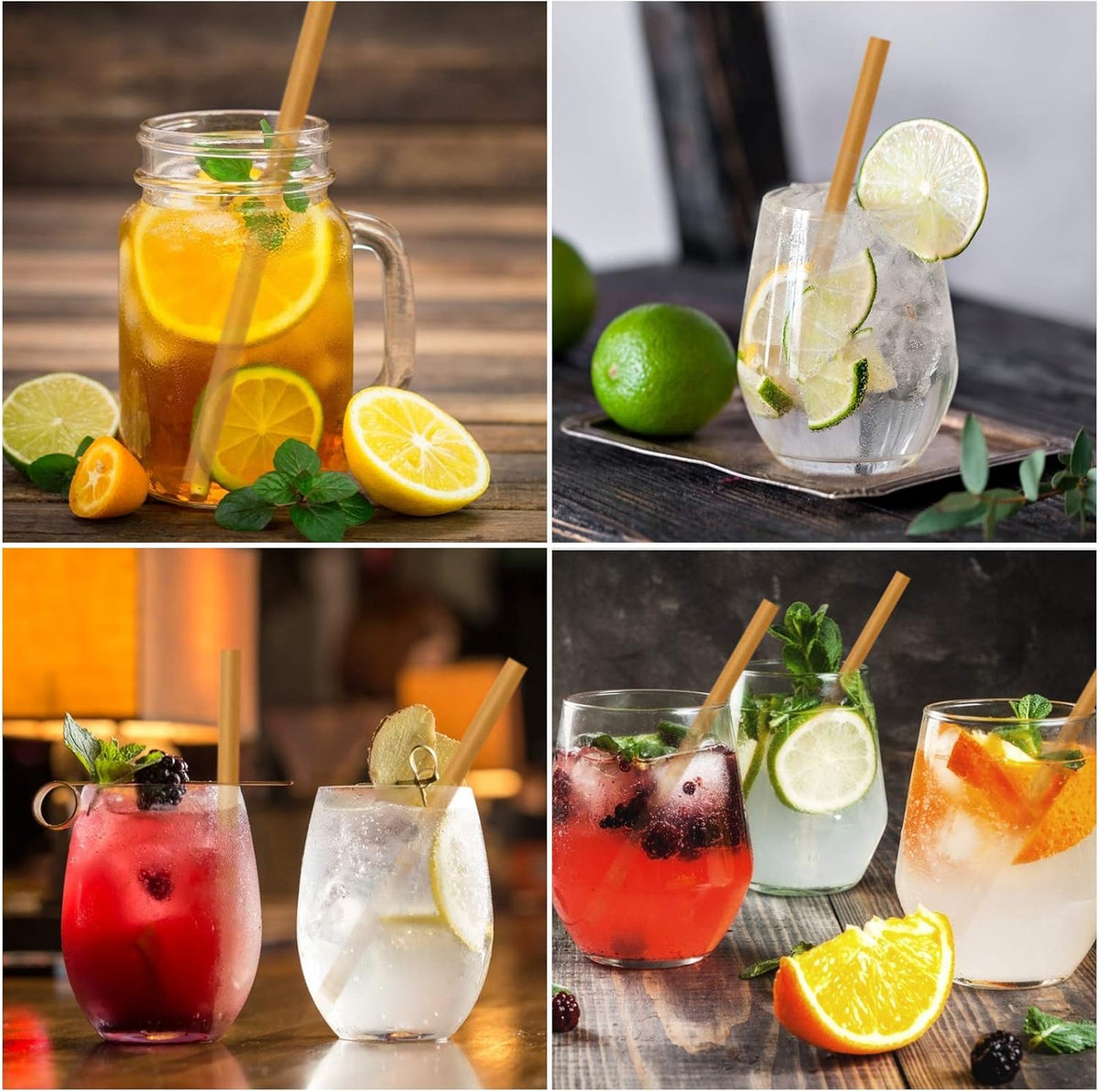 5 Inch 600pcs Cocktail Straws Made from Sugarcane Fiber Plastic-free A Sturdy Short Drinking Straws for Hot and Cold Drinks Not Foggy Packed by 200 Count per box(3 packs)