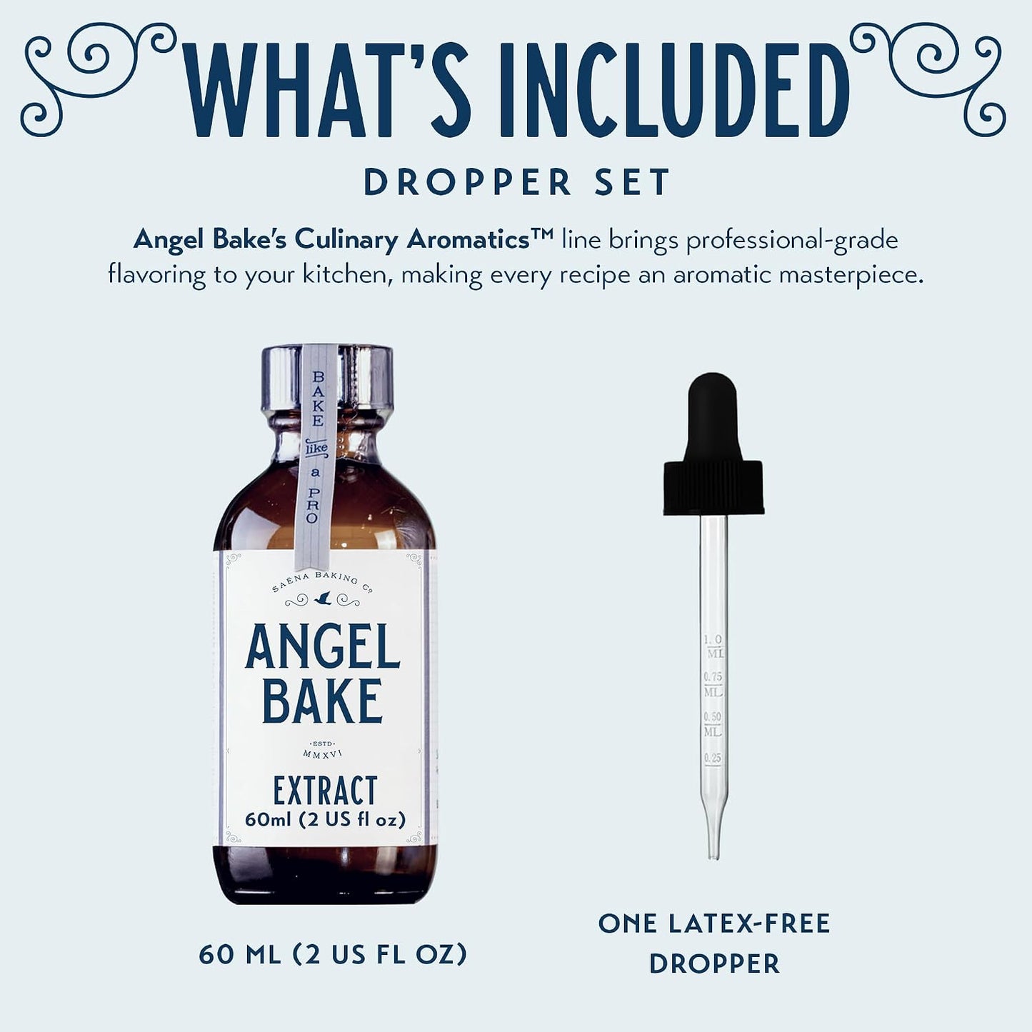 Angel Bake Pure Cardamom Extract, 2 oz | Water soluble, food safe culinary flavoring for baking, coffee, tea, cocktails and cookies; vegan, gluten free, keto