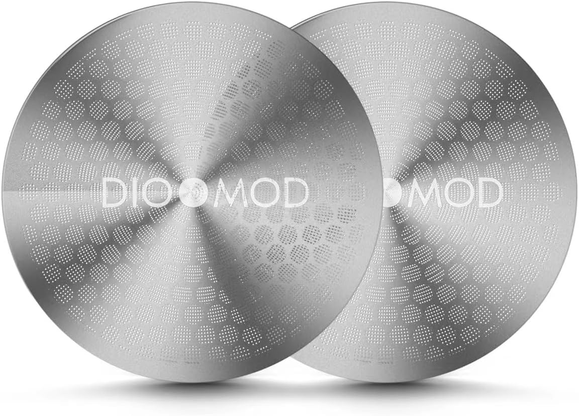 2pack 58.35mm Espresso Puck Screen, 0.9mm 150μm Ultra Thin Espresso Filter Screen - Reusable Coffee