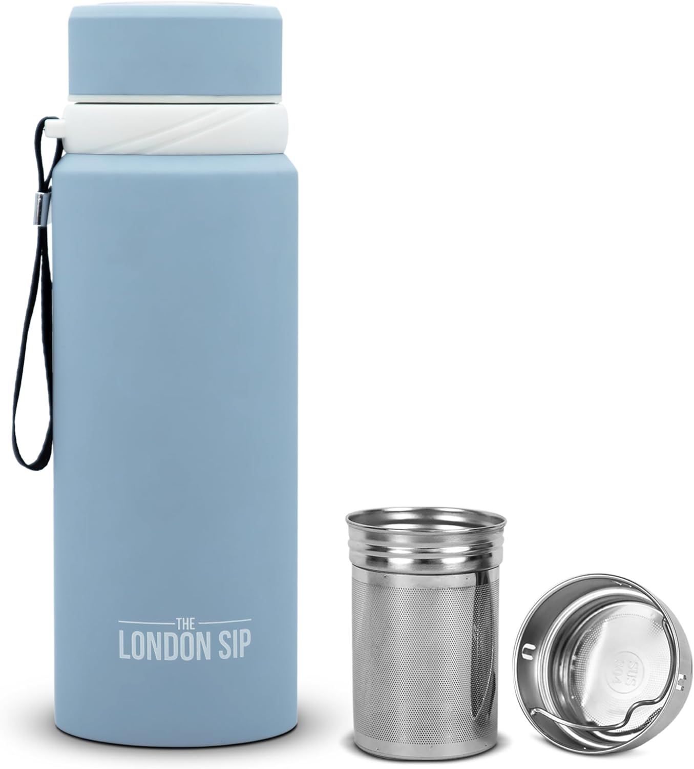 London Sip 25 oz Multi-Purpose Tea Infuser Mug – Fruit Infuser Water Bottle for Hot and Cold – Doubl