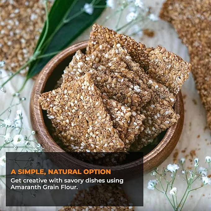 NY SPICE SHOP Amaranth Grain Flour - Rajgira Atta - Perfect for Baked & Non-Baked Goods - Nutrient Rich Superfood - Good Source of Complete Protein – 3 Pound