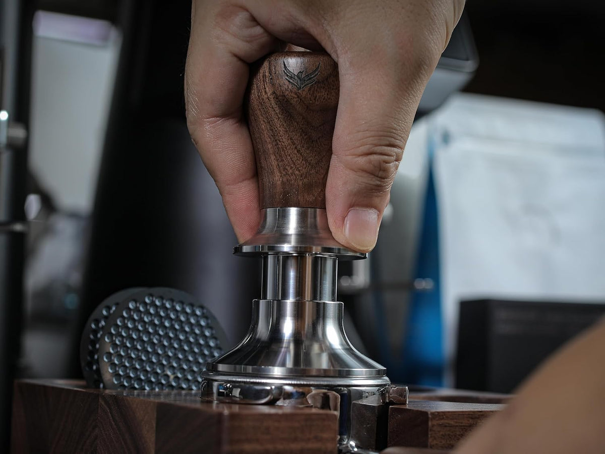 Breville Espresso Machine Accessories Set 54mm Walnut 6pcs | Includes Bottomless Portafilter ,Calibrated Tamper, Coffee Distributor, WDT Tool, Espresso Funnel and Filter