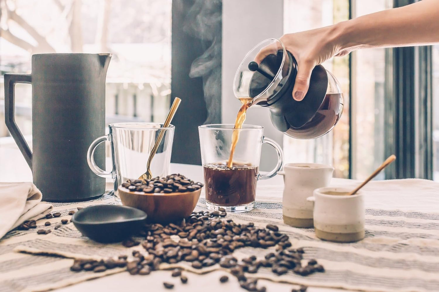 BALCI Stainless Steel Coffee Scoop - 2 Tablespoon (30ml) | Heavy duty exact measuring spoon for coffee, tea, sugar, flour & more. Premium 18/8 stainless steel construction.