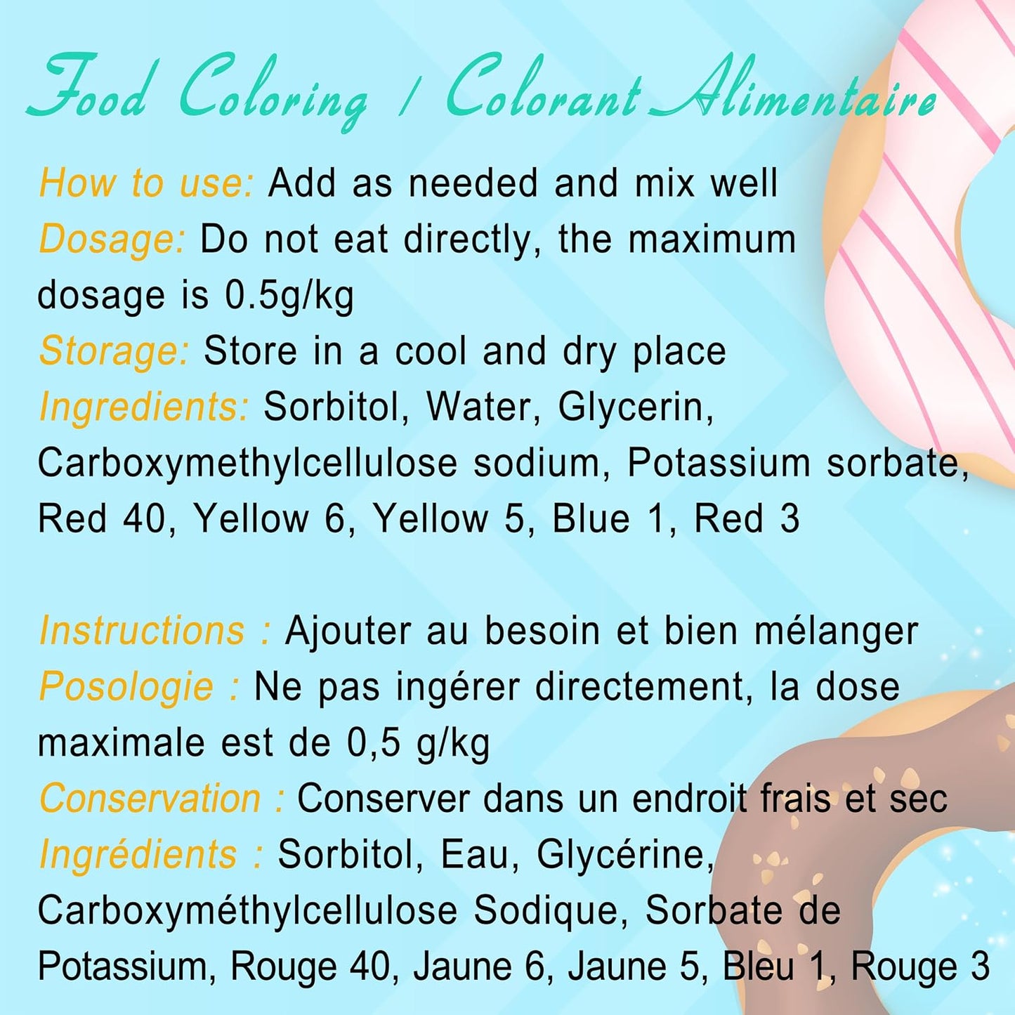 Gel Food Coloring - 22 Vivid Colors Gel Food Coloring Set for Baking, Cake Decorating, Cookie, Fondant, Macaron - Tasteless Concentrated Edible Food Color Dye for Icing, Drinks, Crafts - 6ml Bottles