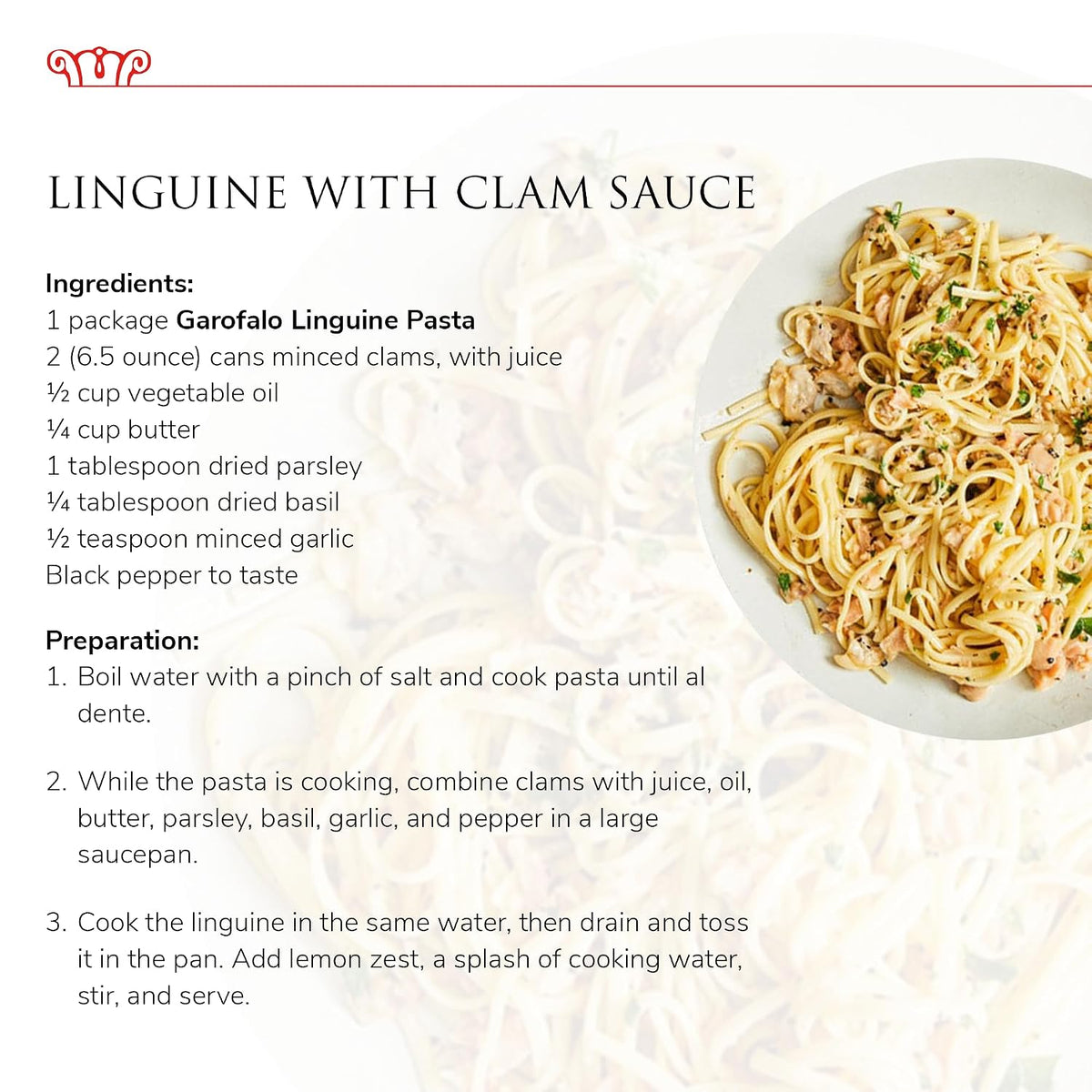 Garofalo - Premium Durum Wheat Semolina Linguine Pasta