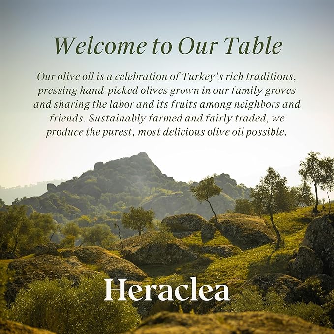 Heraclea - Everything Oil - Extra Virgin Olive Oil - Organic Olive Oil - Extra Virgin - Cold Pressed - Polyphenol Rich EVOO - 33.8oz Bottle