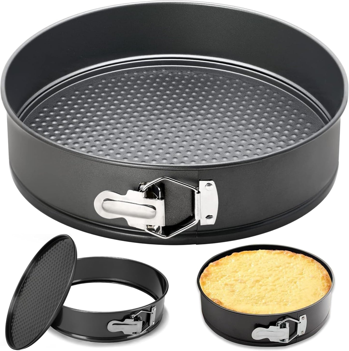 10 Inch Springform Pan Round Non Stick Cheesecake Pan Durable Baking Cake Pans with Removable Bottom