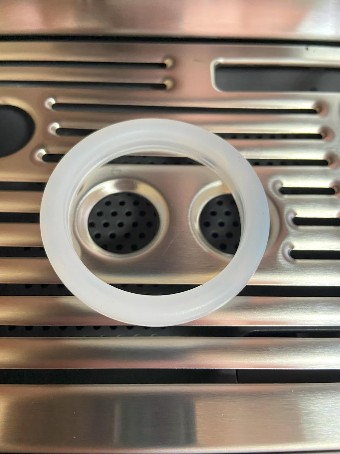 51mm Silicone Gasket Sealing Ring Compatible with Delonghi Dedica EC680/EC685/EC885/EC890/EC950,La Specialista EC9335M/EC9355M/EC9665M Espresso Machines Gasket Replacement BPA Free-2pcs