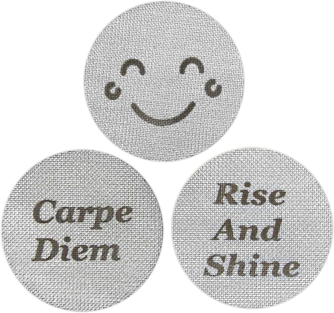 PuckBuddy 53.5mm Espresso Puck Screen (3 Pack) - Lower Shower Screen - Metal Contact Screen for 54mm