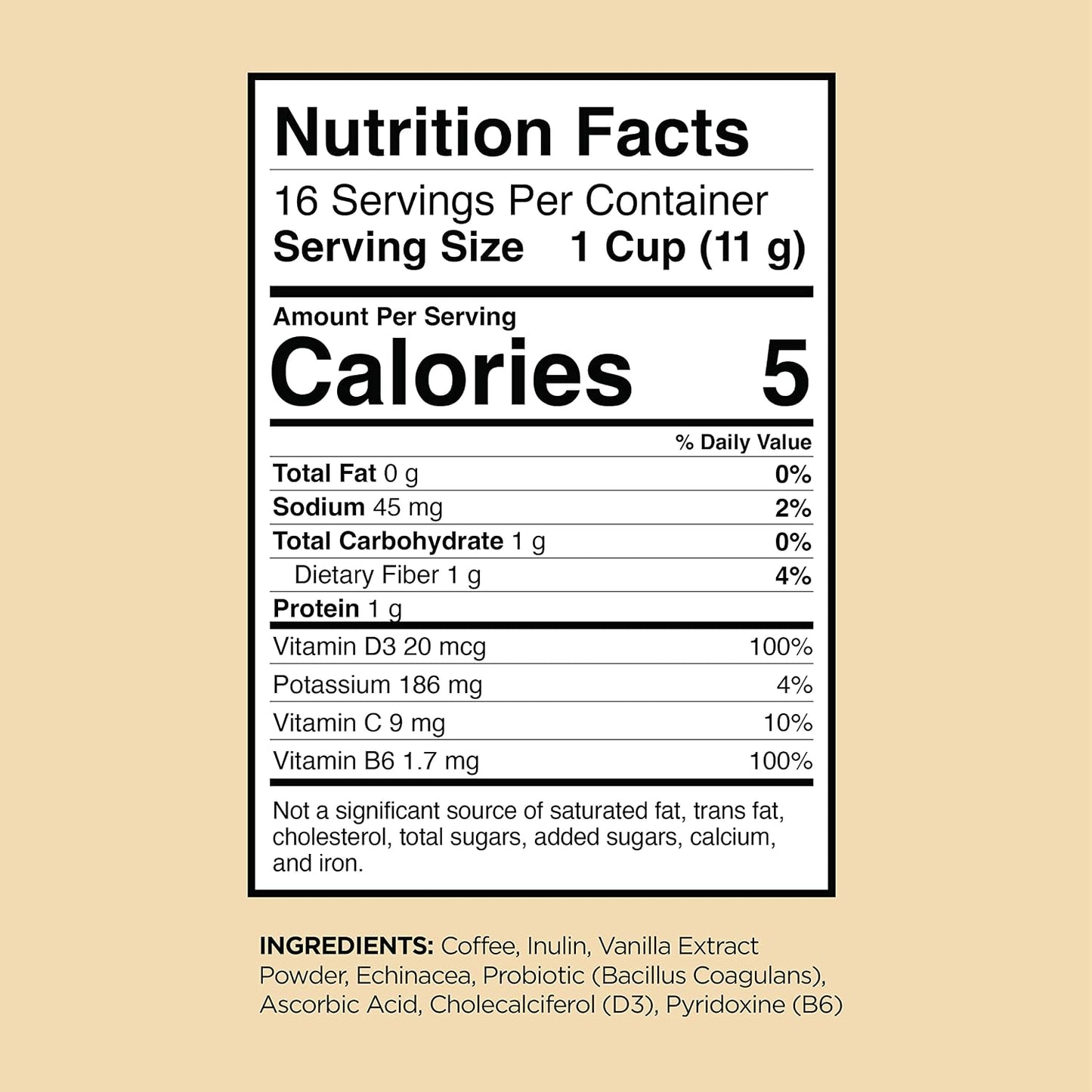 VitaCup Immunity Medium Roast Coffee Pods, 32ct | Medium Dark Roast, Dark Roast, D3
