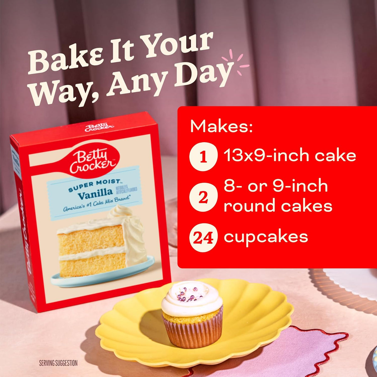 Betty Crocker Favorites Super Moist Vanilla Flavored Cake Mix