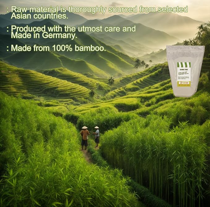 Zimmermann Bamboo Fiber 2.2lb 1000g, gluten free flour, Non GMO, Keto Flour, 100% Bamboo, Keto & Low-Carb Baking & Cooking, Low Calorie Flour